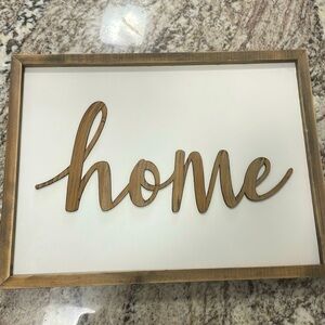 Wood framed home picture